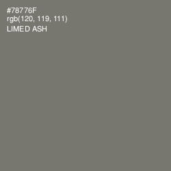 #78776F - Limed Ash Color Image